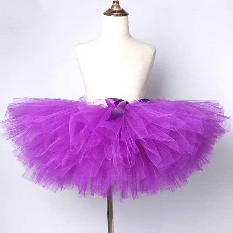 الصلبة الأرجواني توتو تنورة للطفل الفتيات حفلة عيد ميلاد الباليه تنورات قصيرة الاطفال كرنفال عيد الميلاد ازياء الأطفال صورة تبادل لاطلاق النار @ 0Z *