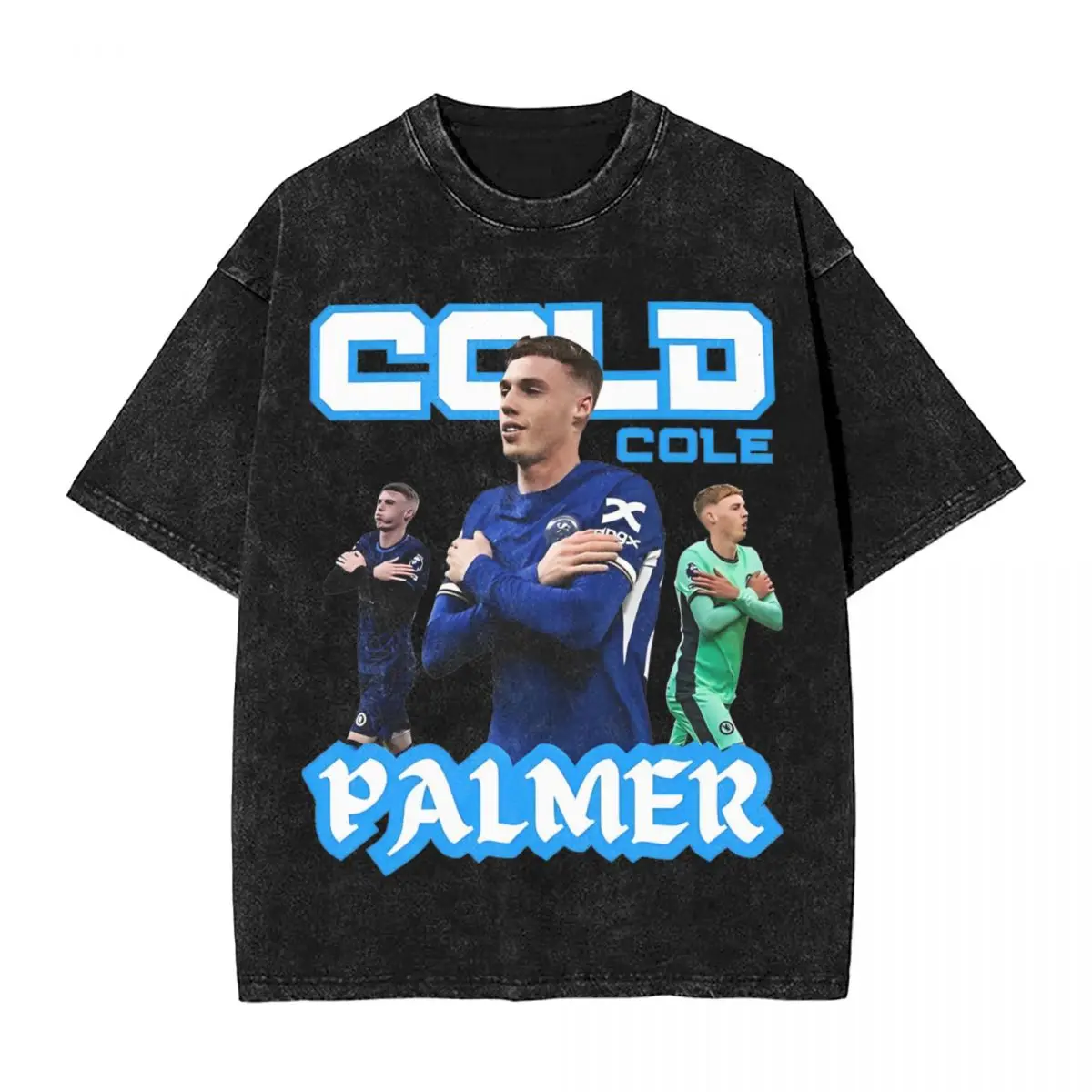 Cold Cole Palmer Funny Memes T-Shirt Summer Y2K Retro T Shirts 2024 Cotton Novelty Tshirt For Mens Short-Sleeve Printed Tees