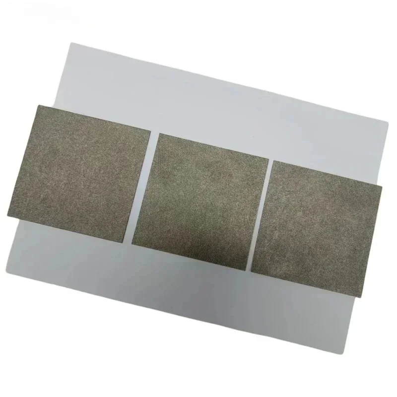 1PC Platinum Plated Titanium Felt 0.5um/1.0um Coating  Electrolytic water/carbon dioxide reduction anode current collector