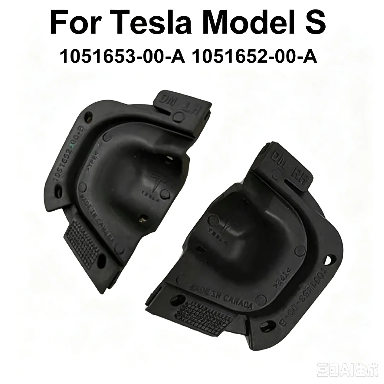 Wheel Liner Sensor Cover OE 1051653‑00‑A 1051652‑00‑A For Tesla Model S 2016‑2021 Left Right Fender Liner Cap Replacement