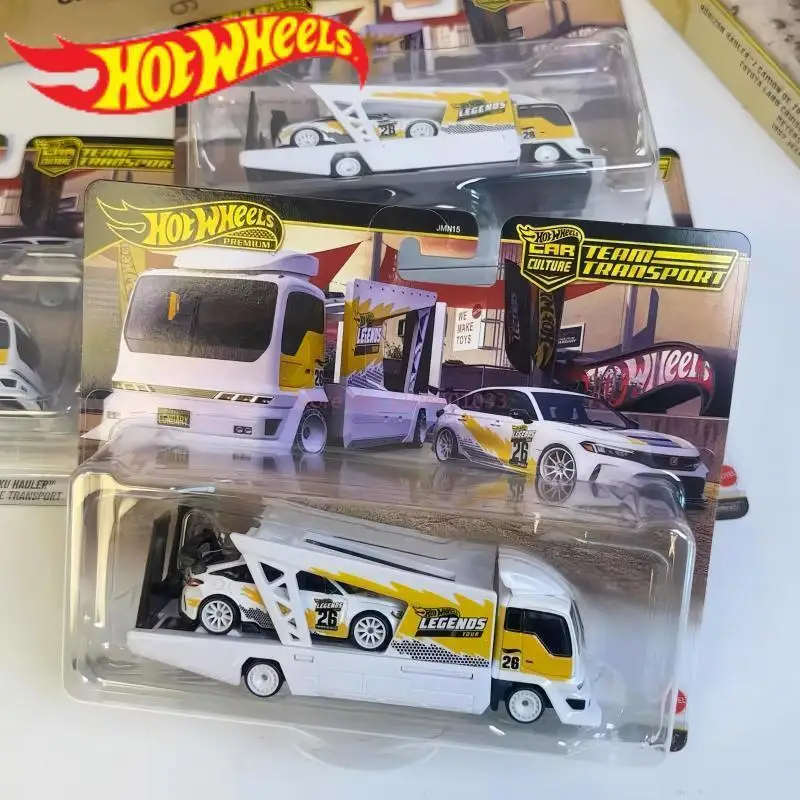 

In Stock 2026 Hot Wheels Premium Car Culture JMN15 Team Transport Serise Legends Tour '24 Honda Civic Type R Model Car Toy Gifts