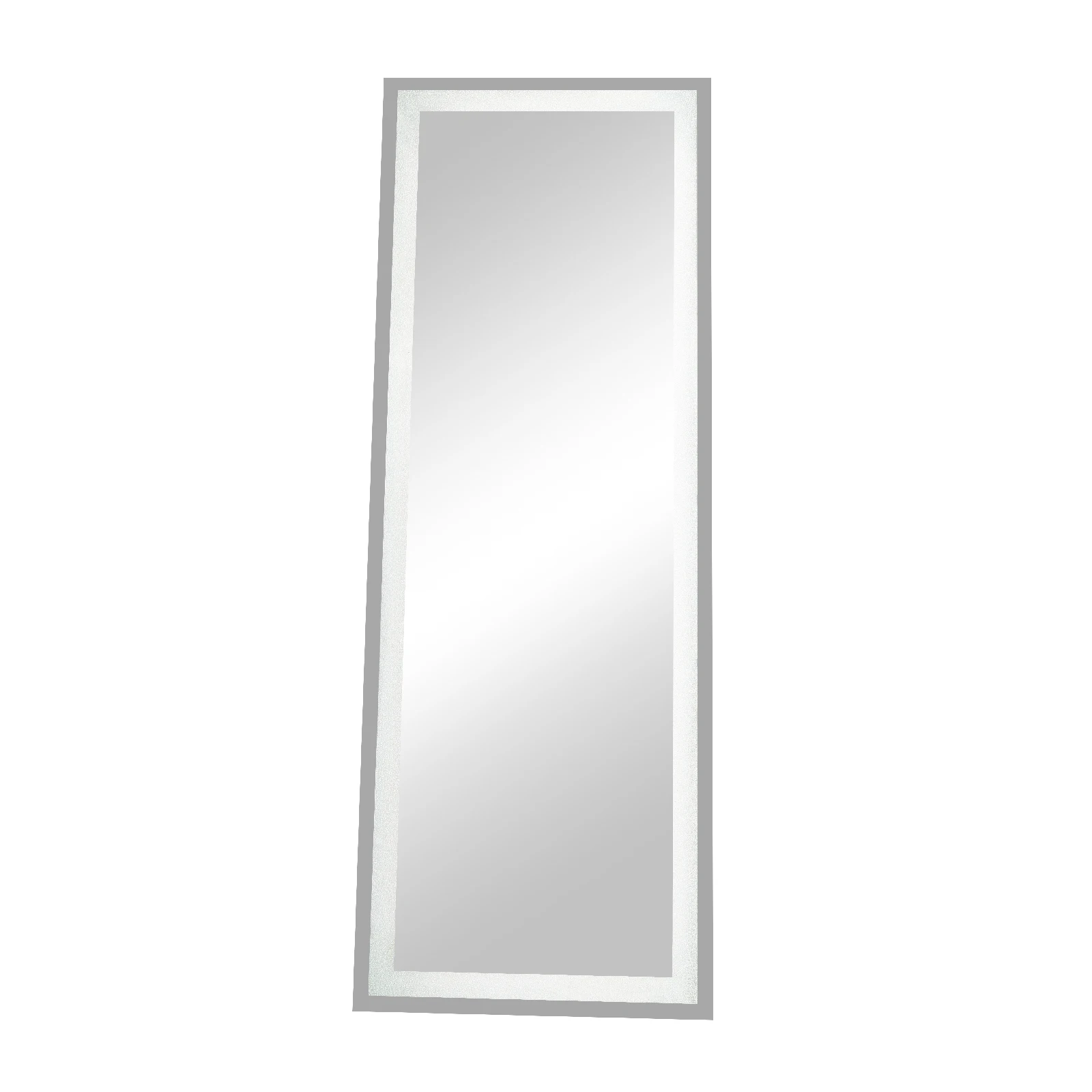 LED Crystal Vanity Mirror with Lights Wall Mounted Vanity Mirror with Crystal Faceted Diamond Frame 3 Colors Adjustable and Dimm