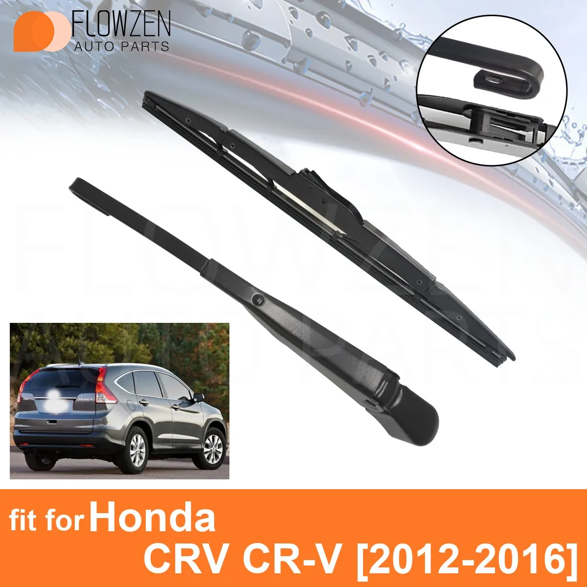 

2Pcs Car Rear Wiper Blade & Arm Set for Honda CRV CR-V 2012-2016 Windscreen Tailgate 2012 2013 2014 2015 2016