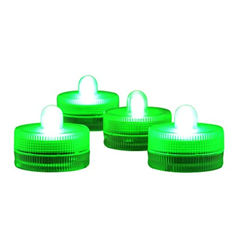 

Submersible LED Lights cr2032 Battery Powe Underwater Waterproof LED Tea Light Candles for Events Wedding Centerpieces Vase Flo