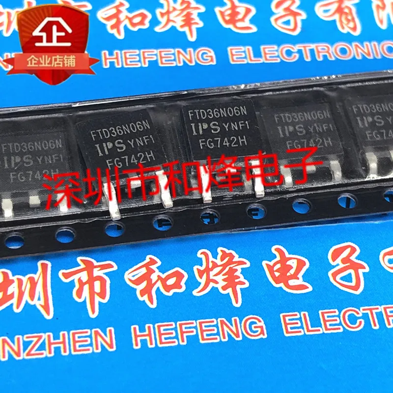 5PCS-10PCS FTD36N06N TO-252 60V 25A ใหม่และต้นฉบับบนสต็อก