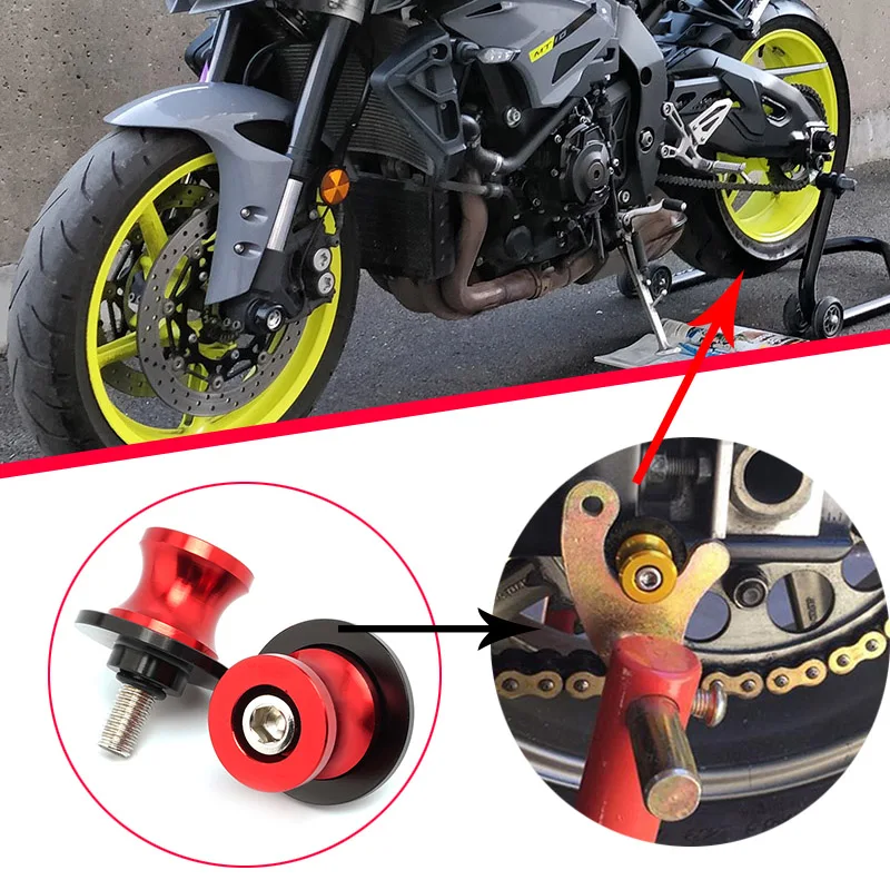 For KAWASAKI NINJA Z900SE Z900RS Z 900 Z900 accessories Motorcycle aluminum Swingarm Spools Slider Stand Screws With Logo Z900