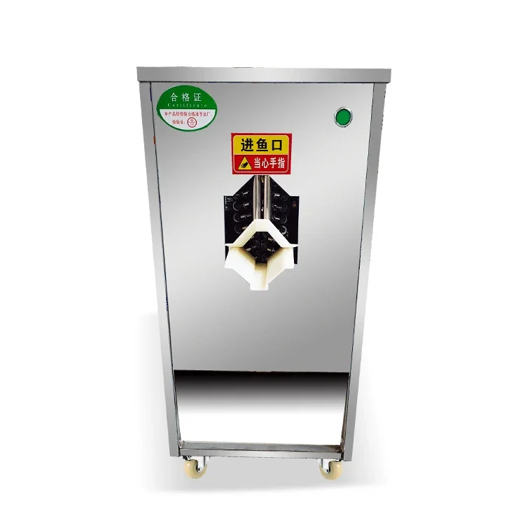 Fischtötungsmaschine Automatisches kommerzielles Fischtötungsartefakt Multifunktionales Bauchbrech-, Rückenöffnungs- und Kalkentfernung a