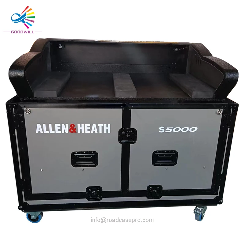 High Quality Flip Flight Case for A&H S5000 Mixer Hydraulic Flight Cases