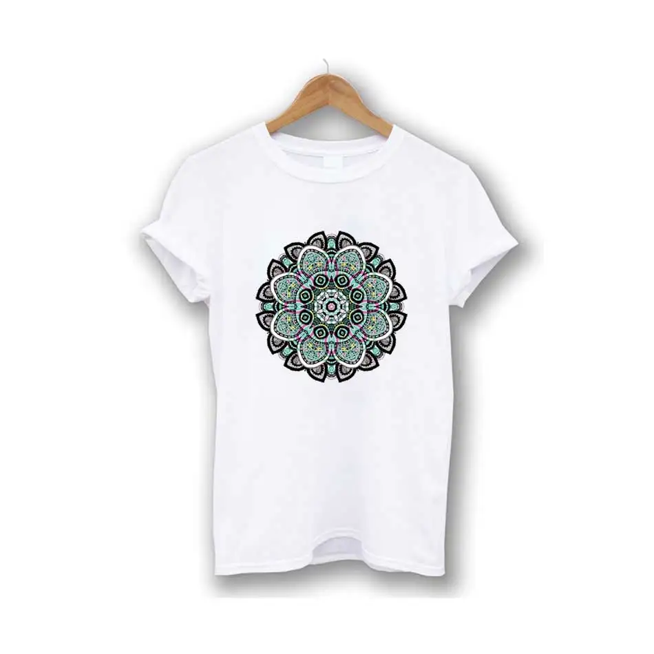 Trasferimento Iron-On per abbigliamento bellissimi Mandalas fai da te t-shirt lavabili di livello A/felpa con cappuccio adesivi termici patch di