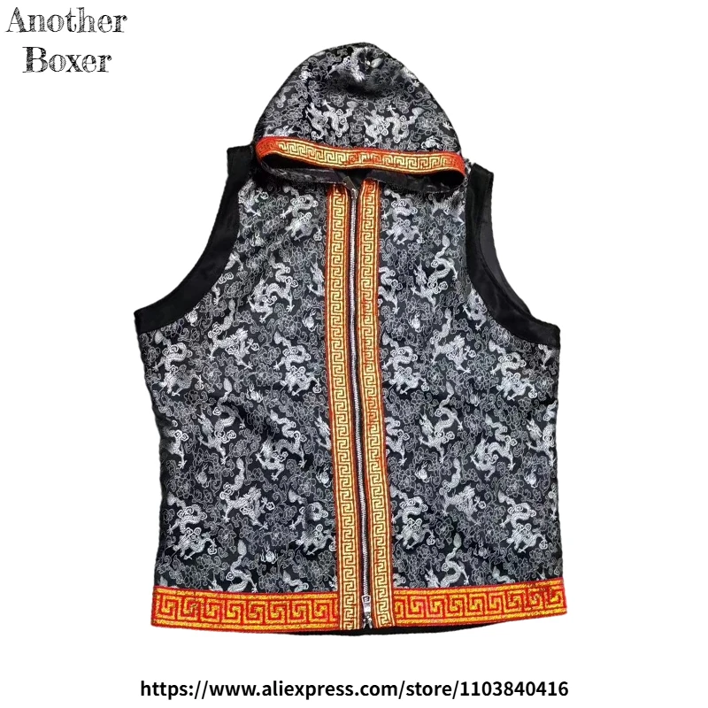 

Мужская боксерская куртка без рукавов, дышащая тренировочная толстовка с капюшоном, халат для тайского бокса, одежда для боя для женщин и детей, для тренировок по боксу, ММА, кикбоксингу