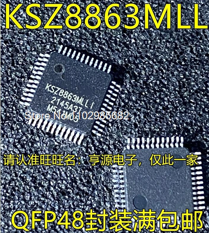 KSZ8863MLLI MLLI QFP48 KSZ8863FLL FLLI   Original stock in stock
