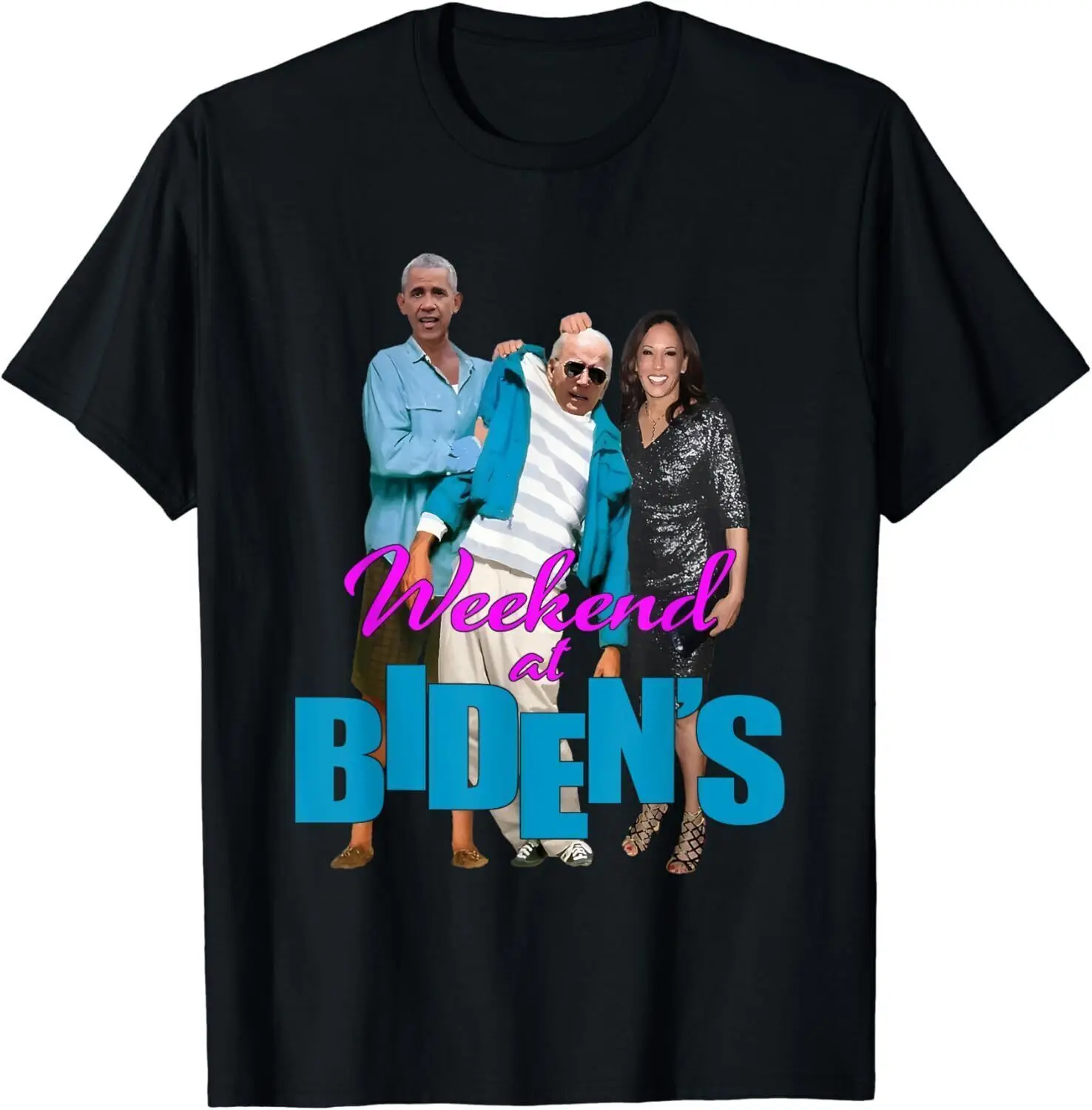 Weekend At Bidens Funny Democrat Joe Biden President T-Shirt 100% Cotton O-Neck Short Sleeve Summer Casual Mens T-shirt