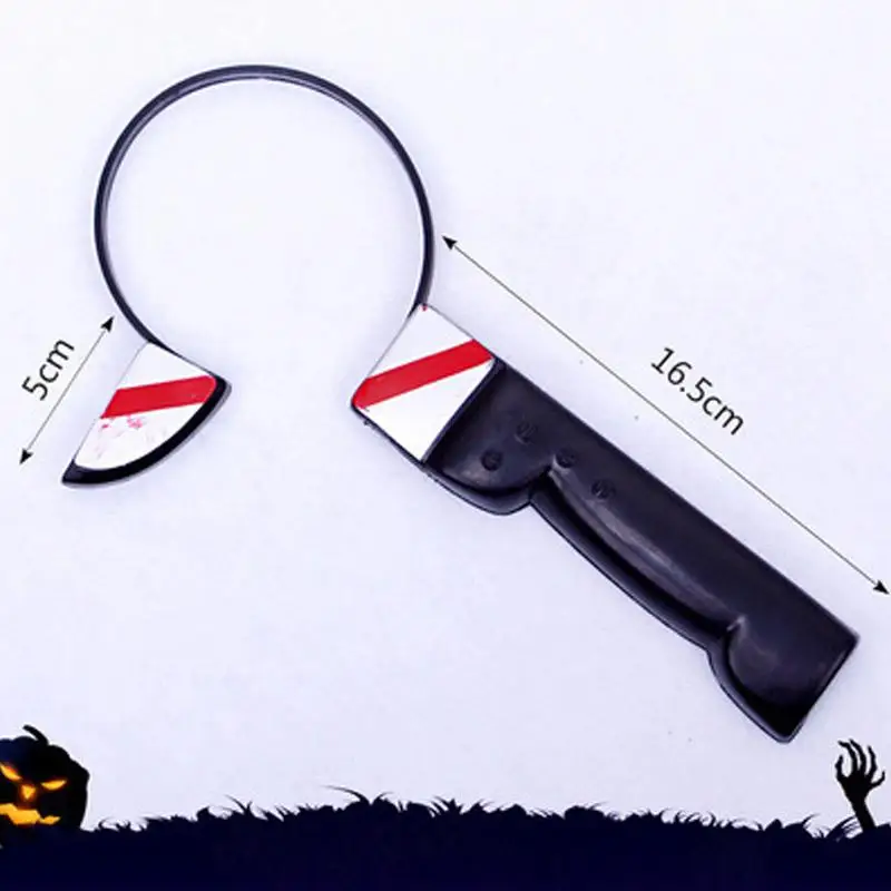 طوق شعر الهالوين ، رعب الدم وهمية الفأس سكين القوطية عقال ، حفلة الهالوين الديكور ، حفلة تنكرية تأثيري الدعائم #4