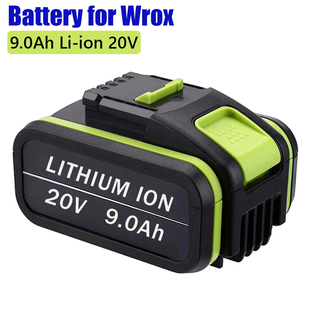 2022 neue 20V 9000mAh Lithium-Ersatz Batterie für Worx Power Werkzeuge WA3551 WA3553 WX390 WX176 WX178 WX386 WX678