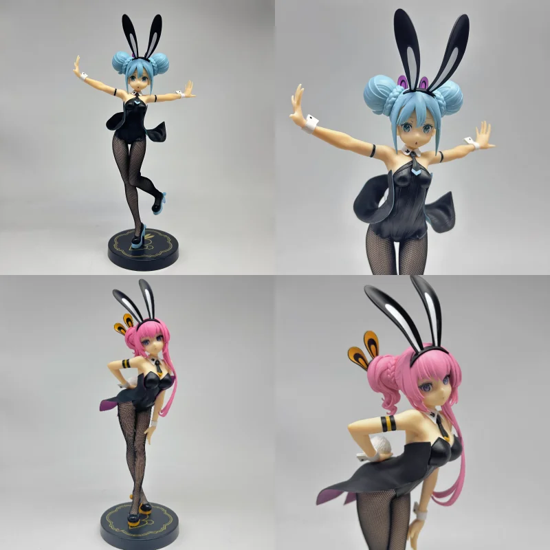 フリュー-ビキュート-ピアプロ-初音ミク-フィギュア-正規再販-在庫あり-ブラックバニーシルク衣装-アニメコレクタブル-プライズフィギュア