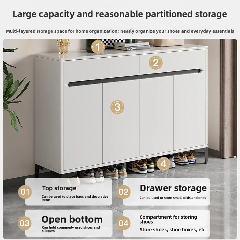 Factory Minimalist Household Goods Shoe Rack Household Door Dust Integrated Household Storage Storage Shoe Cabinet