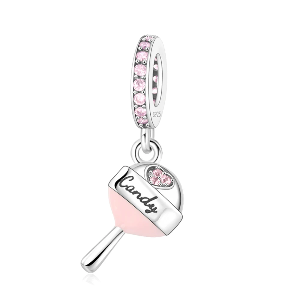 Pan Charms Original Lollipop Candy Dangle Charm Bracelet Pendant Jewelry