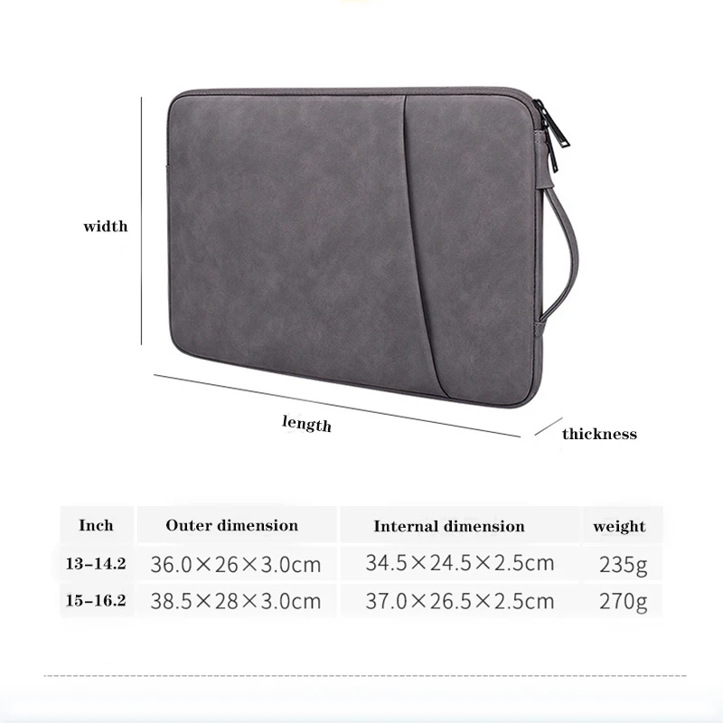 15 Inch Bag for 2023 MacBook M2 Air 15.3 A2941 Laptop Sleeve Case for MateBook 13 14 M1 14.2 16 Mac Air 13.6 A2681 Lamba Handbag