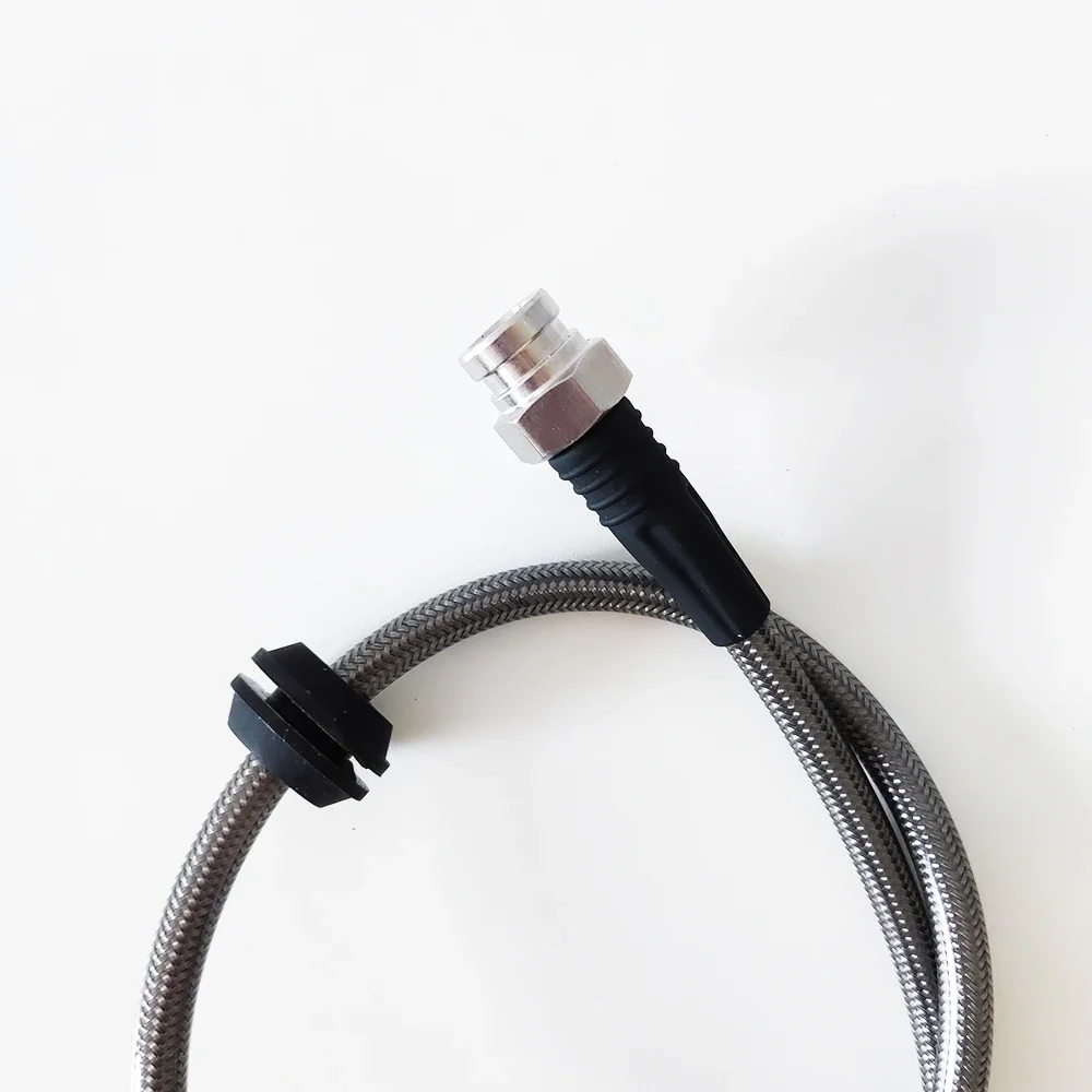 1PCS EPDM Metal Metric M10x1 Female+Male AN3 Stainless Braided Universal Brake Hose Clutch Oil Line Tube Assy PTFE Brake Pipes