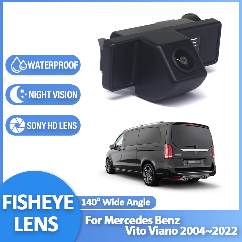 140 CCD Full HD Waterproof Car Rear View Reversing parking Camera For Mercedes Benz Vito Viano 2004~2018 2019 2020 2021 2022