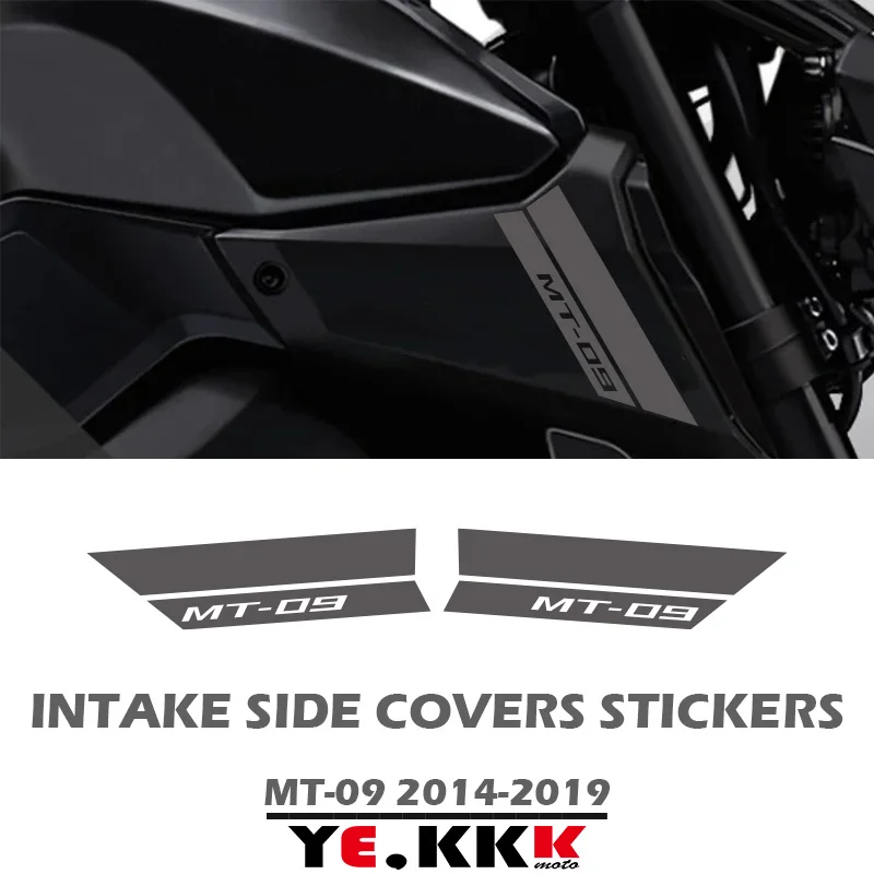 Fairing Decals Hollow Out Custom 2014-2019 For YAMAHA MT09 MT-09 MT-09SP FZ09 Air Intake Side Cover Sticker Set