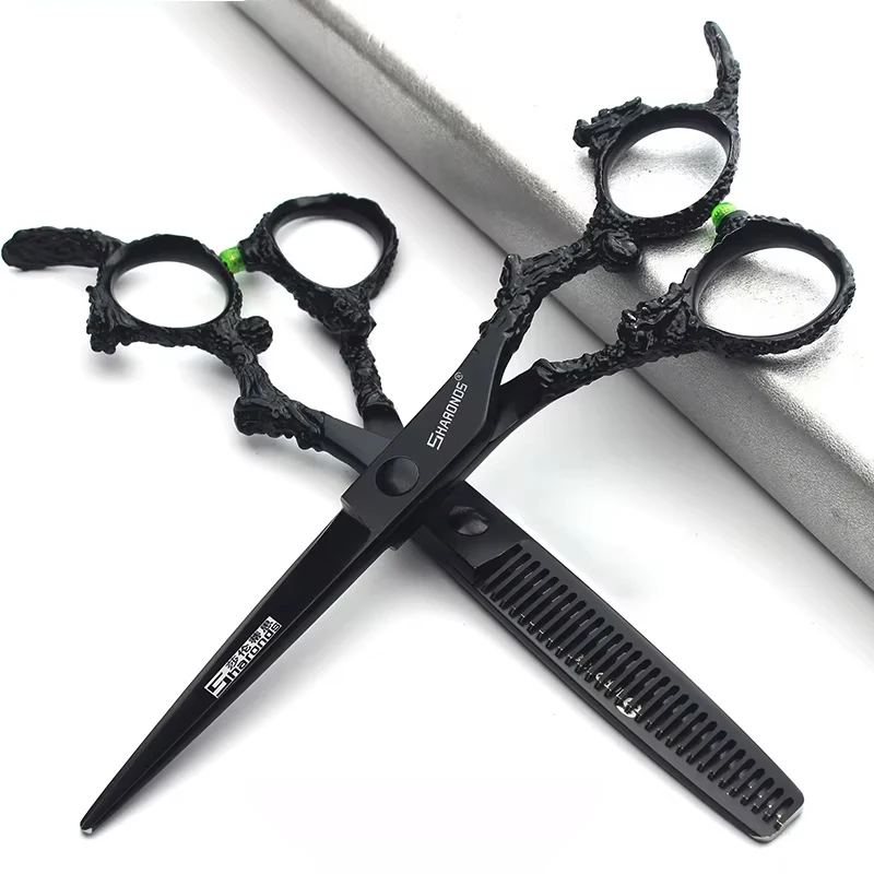 

6 Inch Hairdressing Scissors, Barber Authentic Professional Shears, Flat Exclusive Thinning Clipper, Hair Cutting Tools