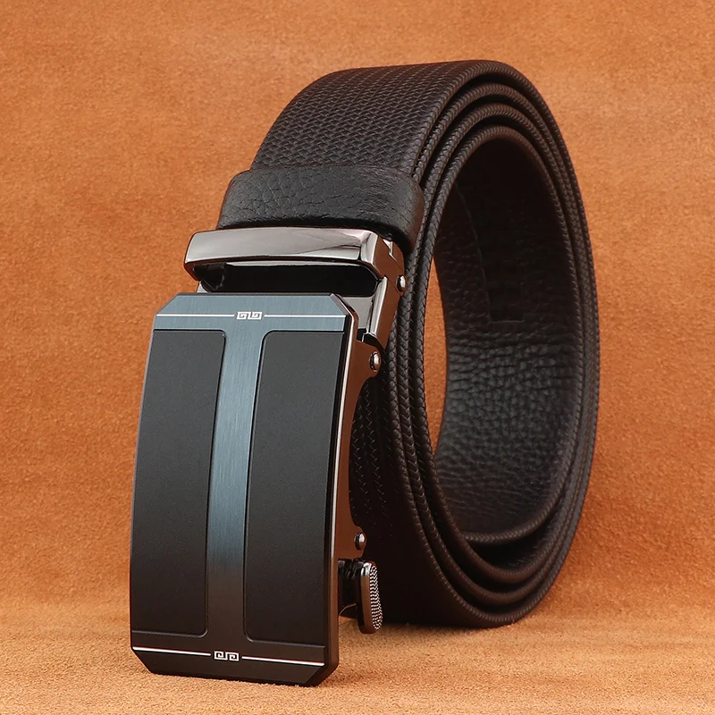 

High Quality Black men's creators letter H buckle automatic cow genuine leather luxury brand formal belt for men