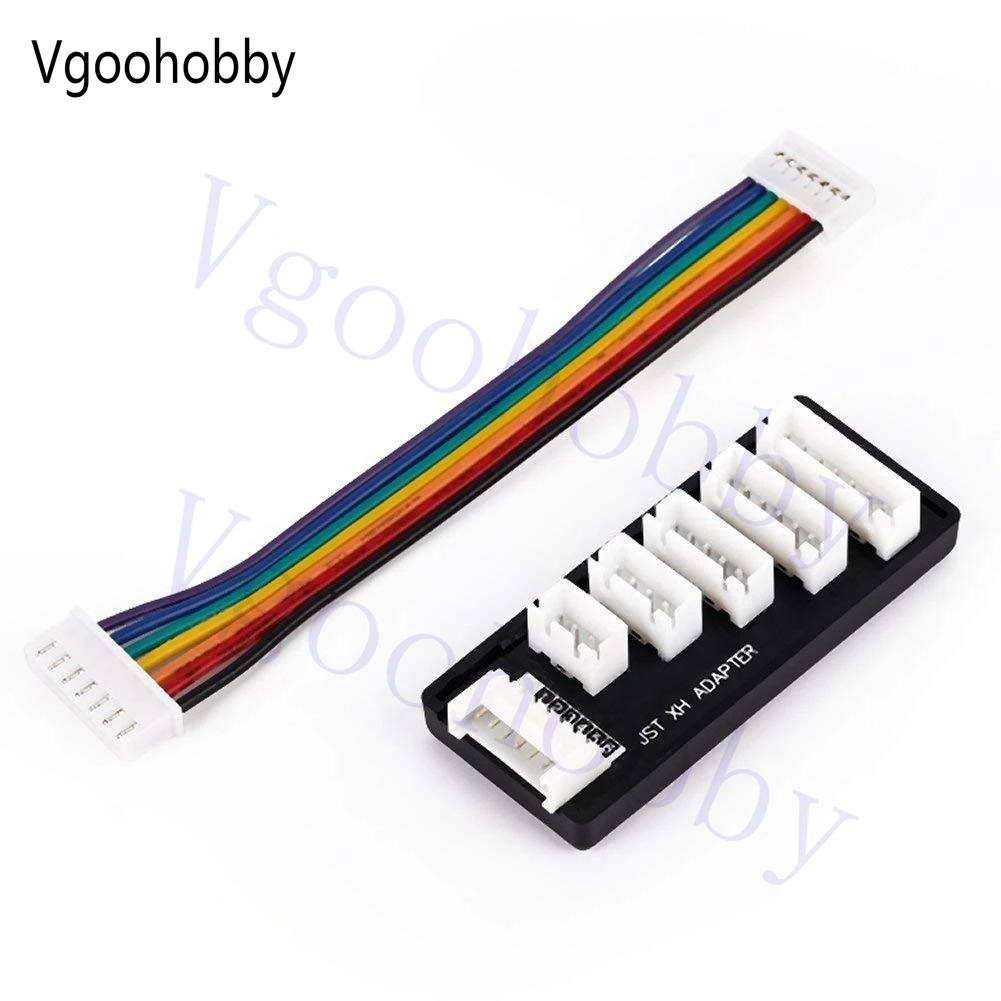2 Pack JST-XH 2S-6S 3S Balance Charger Extend Expansion Board Adapter Converter for RC Car Truck Lipo Battery Charging