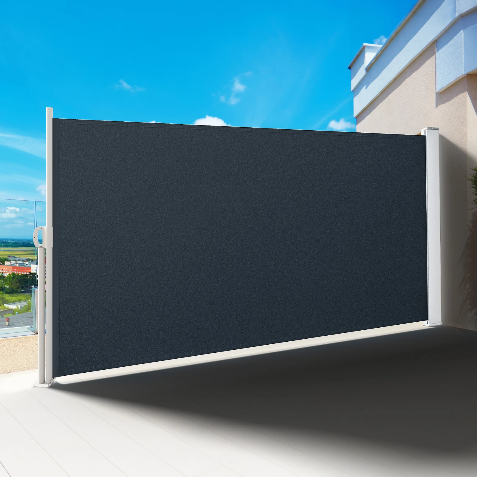 

Adjustable Instant Privacy Side Awning Pool Waterproof Barrier