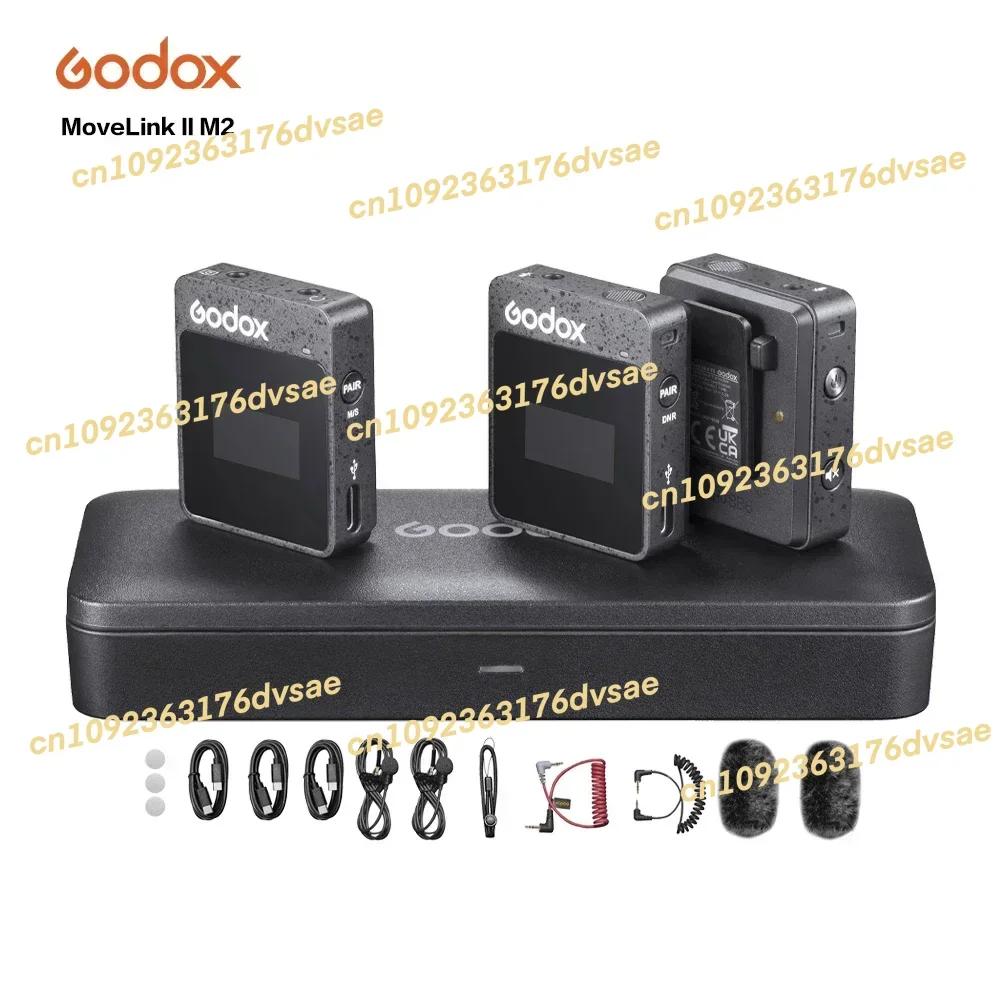 NEW Mic MoveLink II M2 2.4GHz Wireless Lavalier Omnidirectional Microphone Transmitter Receiver for Phone DSLR Camera