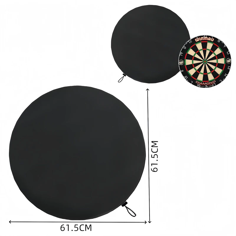 

Dartboard Dust Cover Storage Bag Oxford Cloth Waterproof UV-Resistant Round Protective Shield Dart Board Carrying Case