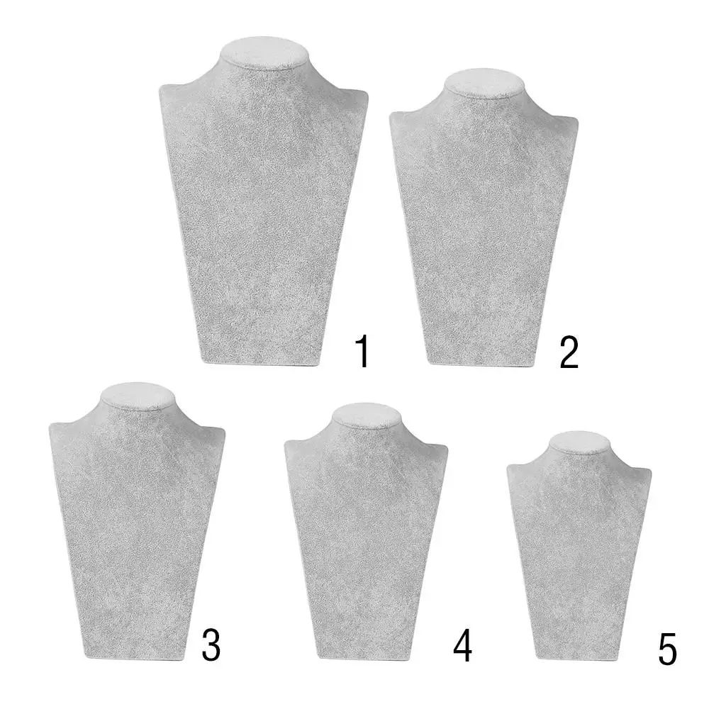 

1x Velvet jewelry bust jewelry stand necklace display stand pendant chain