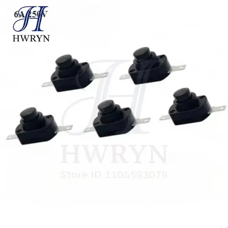 5Pcs for Electric Mop Switch Vacuum Cleaner Self-Locking Pushbutton KAN-9A XY-19 Curved Foot Flat Foot Switch