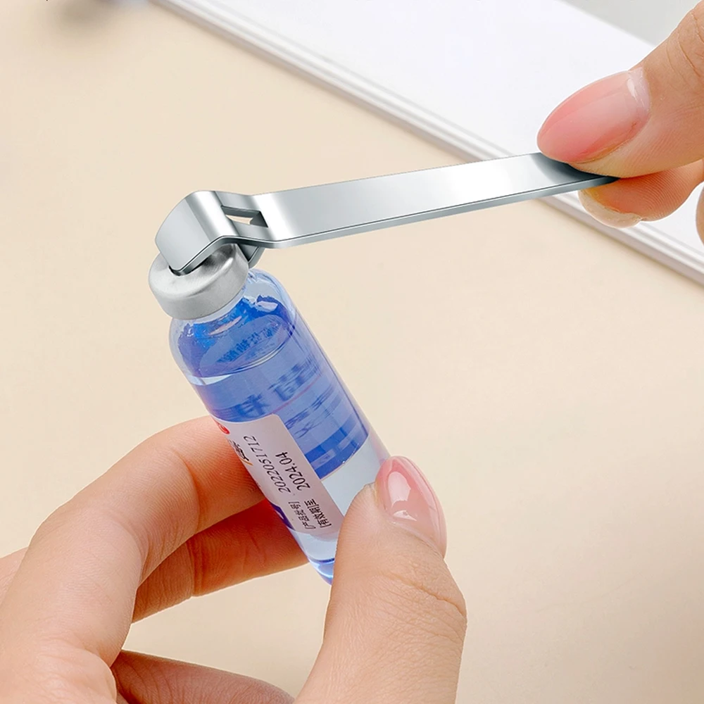 

1pc/2pcs Stainless Steel Oral Liquid Vial Opener Nurse Doctor Ampule Bottle Opener Medical Portable Can Opener Tool Accessories