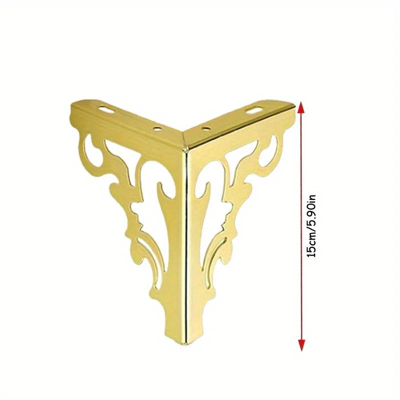 4pcs Modern Sofa Legs Triangle Chair Legs Suitable Coffee Table TV Cabinet Sofa Feet Others Furniture Legs Metal Furniture Feet