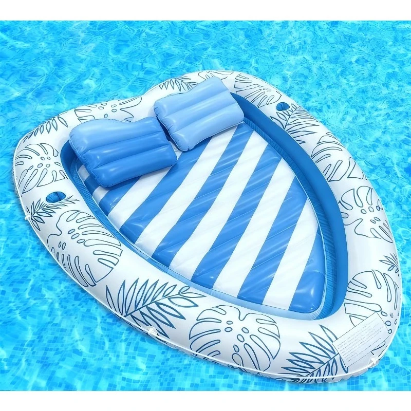 

Heart Shaped Inflatable Water Mattress With Pillow Comfortable For Adult Relaxation