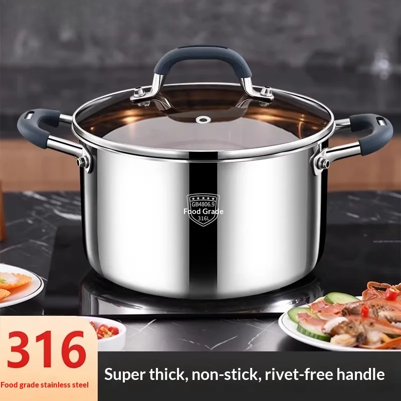 Olla de vapor de varios niveles de acero inoxidable, vaporizador de verduras apilable, cocina de vapor saludable, Panela lista de inducción de arroz y mariscos