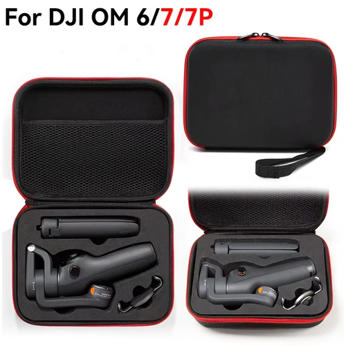Imagen 1 del producto Bolsa de almacenamiento para DJI Osmo Mobile 6 7/7P, correa de mango, Estuche de transporte duradero para DJI, accesorios de cardán de mano, cubierta de caja portátil