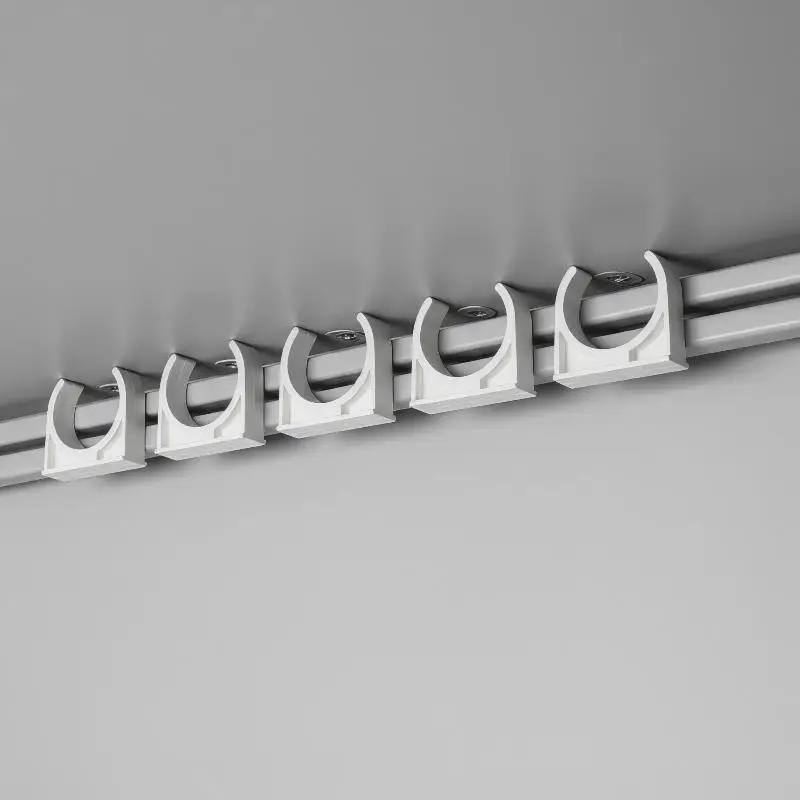¡OFERTA! Paquete de 100 Abrazaderas de PVC para Tuberías de 16/20/25/32 mm, Abrazaderas en Forma de U para Tuberías de Agua