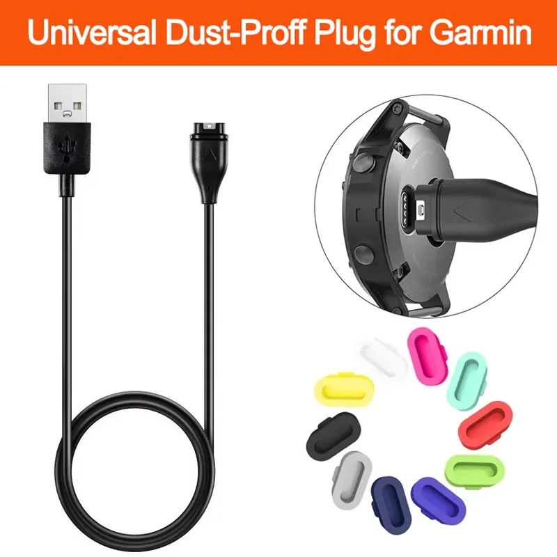 Staubdicht Stecker Abdeckung Kappe Für Garmin Fenix 5 6 6S 6X 7S 7X Venu Vivoactive 3 4 5 Forerunner 165 265 645 Uhr Lade Port Fall