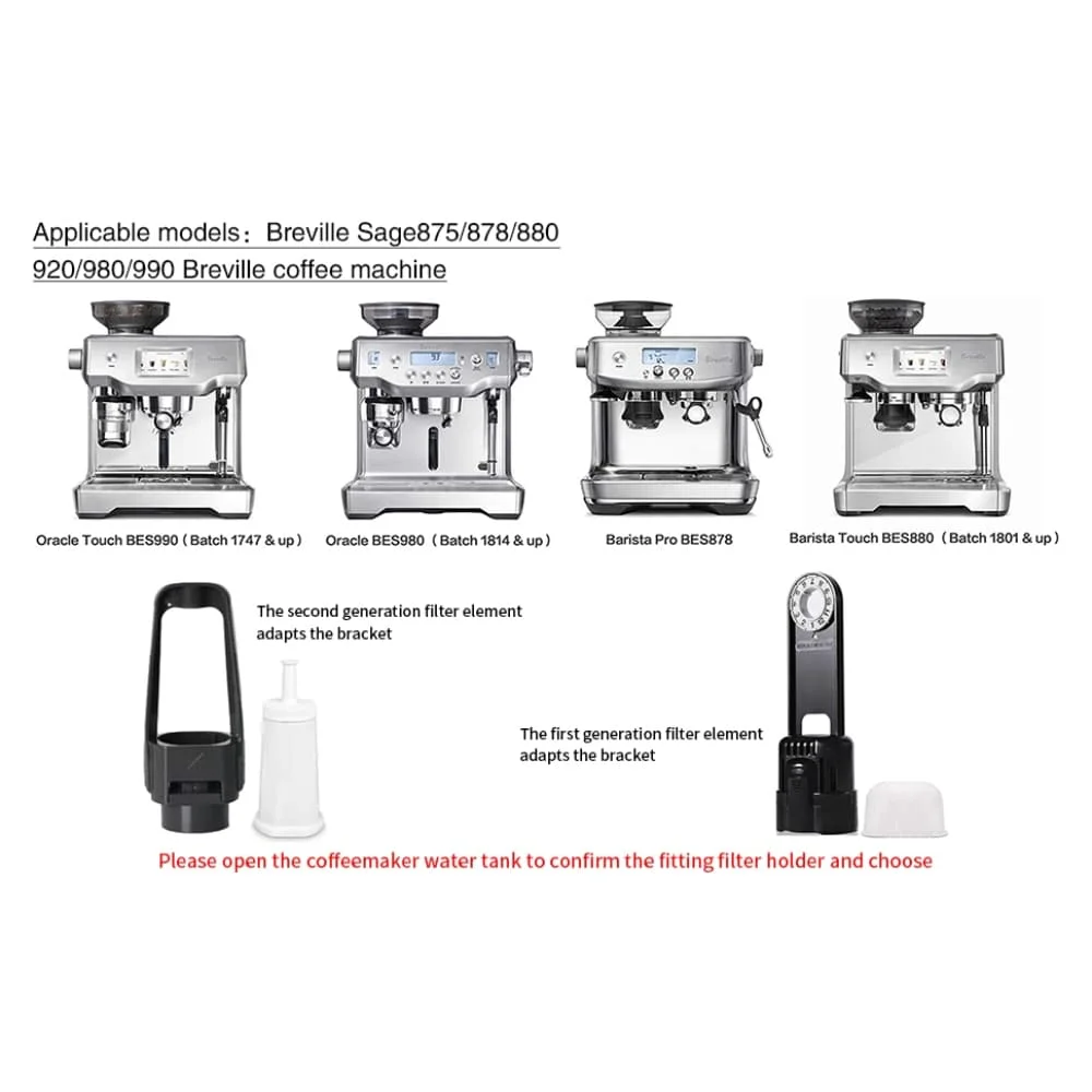 CMF011 filtro acqua macchina per caffè Espresso per Breville Barista salvia Oracle Claro Swiss BES878 BES880 BES920 BES990 alta efficienza