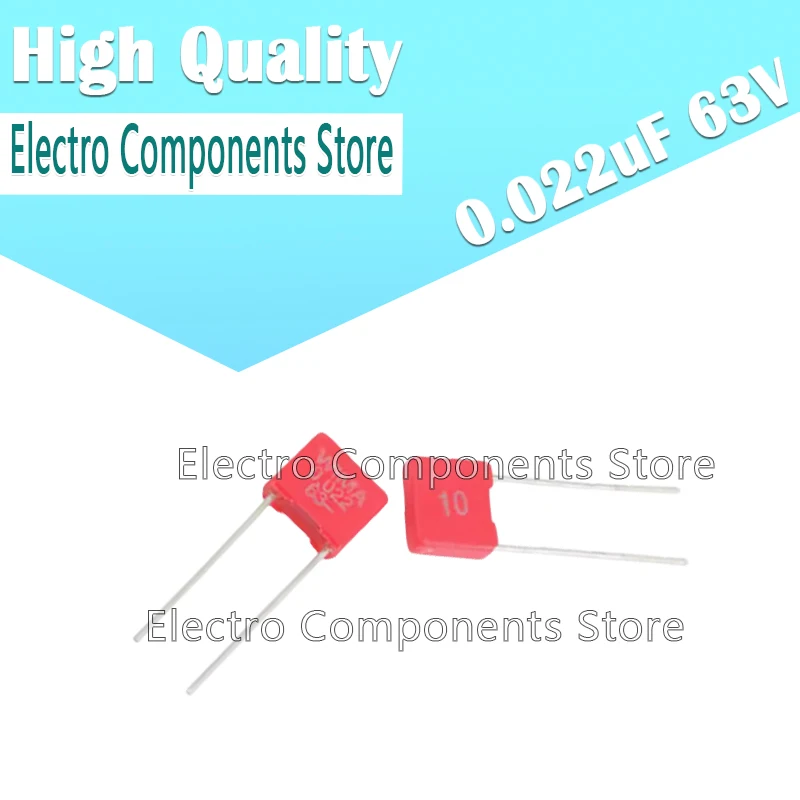 

5PCS WIMA 0.022uF 223 22n 63V RED MKS2 5MM Film Capacitor Hi-Fi Audio Capacitors 63V 223/22NF/0.022UF 0.022UF63V