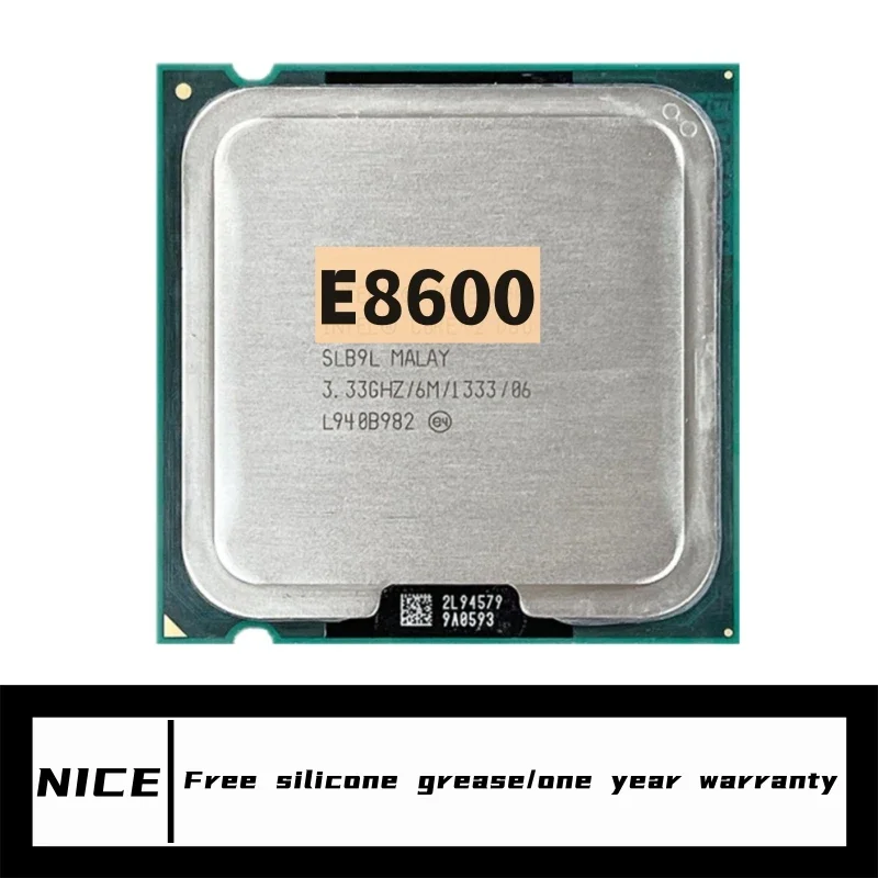 معالج وحدة المعالجة المركزية ثنائي النواة ، كور 2 ثنائي الثنائي ، E8600 ، GHz ، 6 أمتار ، 65 وات ، LGA ، متوفر