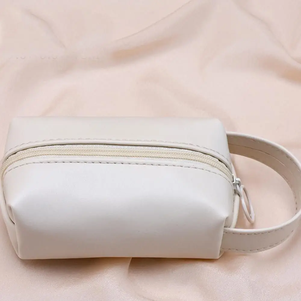 كابل بيانات تخزين حقيبة مستحضرات التجميل الصغيرة المحمولة مقاومة للماء أحمر الشفاه ماكياج المنظم بولي Leather الجلود مقاوم للماء حقيبة ماكياج بولي PU #1