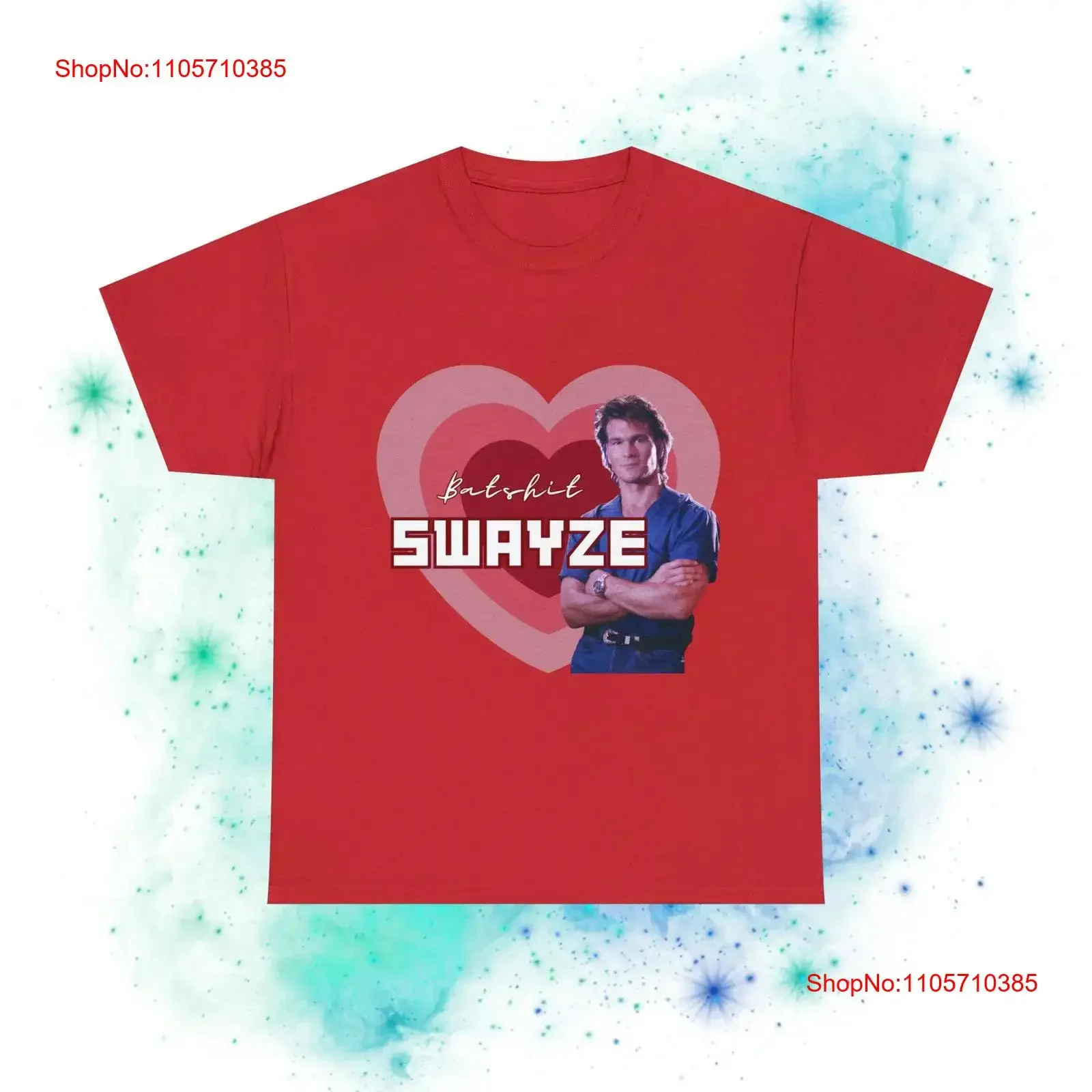 Camiseta de superfan de Patrick Swayze de Batshit Swayze, estilo Dirty Dancing y Roadhouse, vintage, lavada, informal, unisex, cómoda y suave