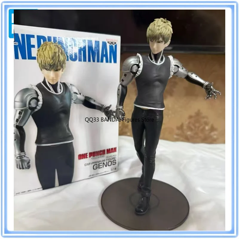 

Bandai Original DXF-PREMIUM ONE PUNCH-MAN Genos Anime Action Figure Model Collectibles Desktop Ornaments