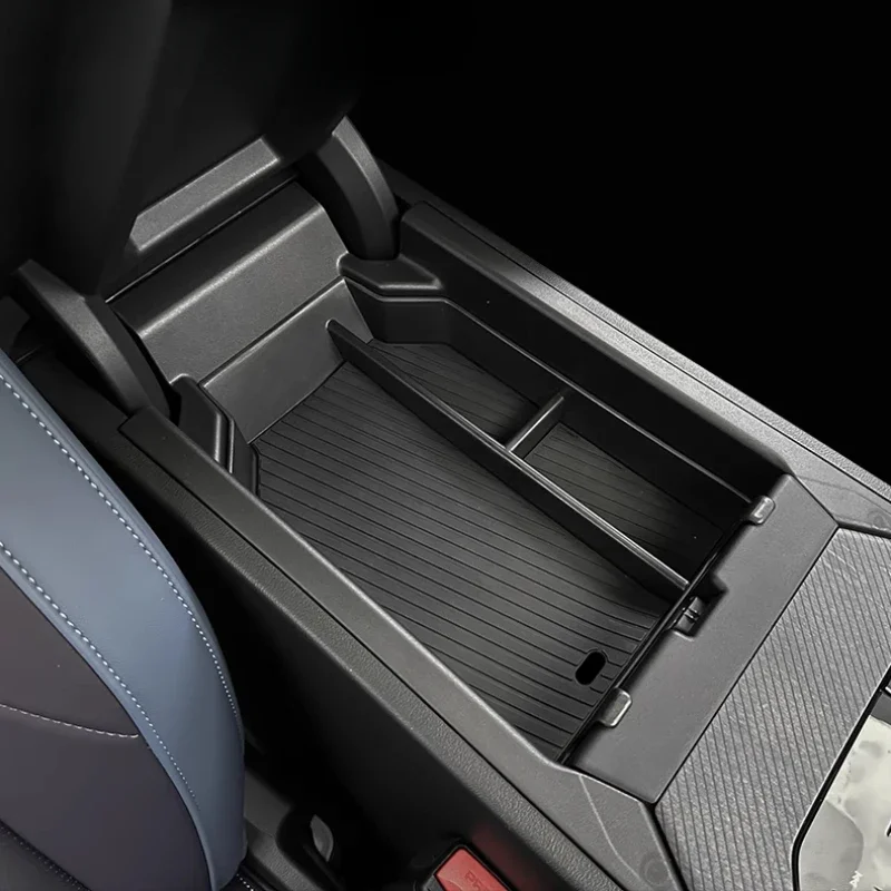 

For BMW X3 G45 2025 ABS Black Car Armrest Storage Box Organozer Tray Interior Car Accessories