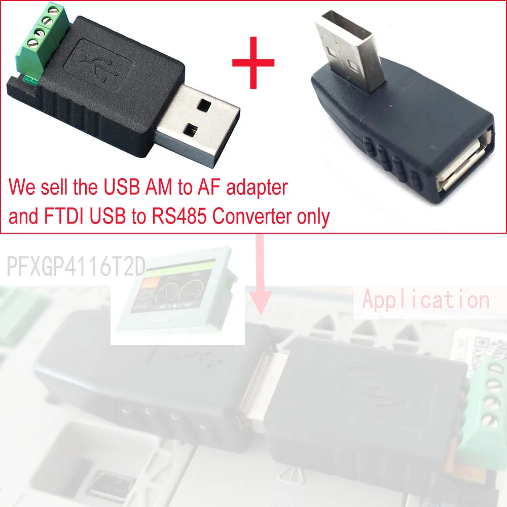 

USB RS485 for Schneider Pro-Face HMI GP-4116T GP-4100 PFXGP4116T2D RS485 Port to PLC PFXZCBCBCVUSR/Controller