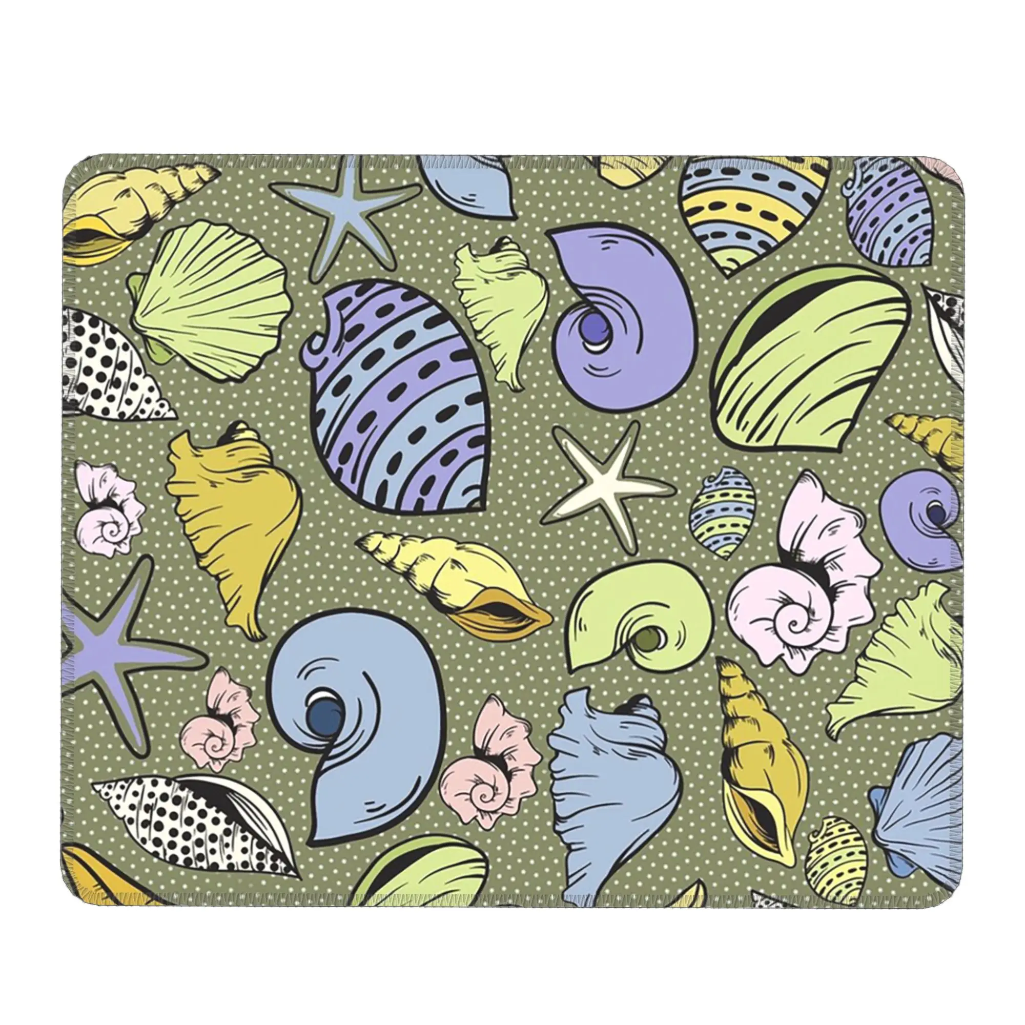 Cartoon Colour Shells And Conch Mouse Pad Computer Keyboard Mouse Mat Gamer PC Laptop Desk Mat Office Accessories Table Mats