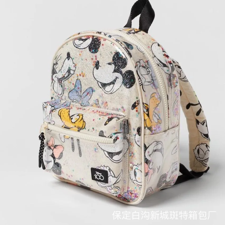 New Disney Cartoon shoulder bag Backpack Baby Girls Mickey Mouse Lovely Schoolbag Kindergarten Kids gift